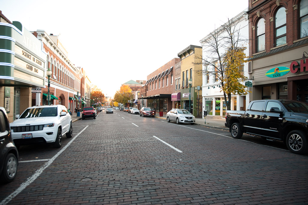 Downtown in Athens Ohio, part of Buckeye Hills Forward