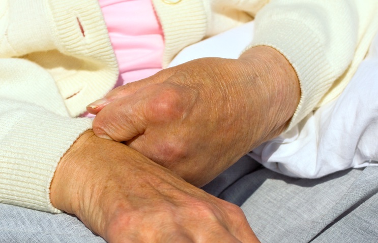 Hands of Elderly Person