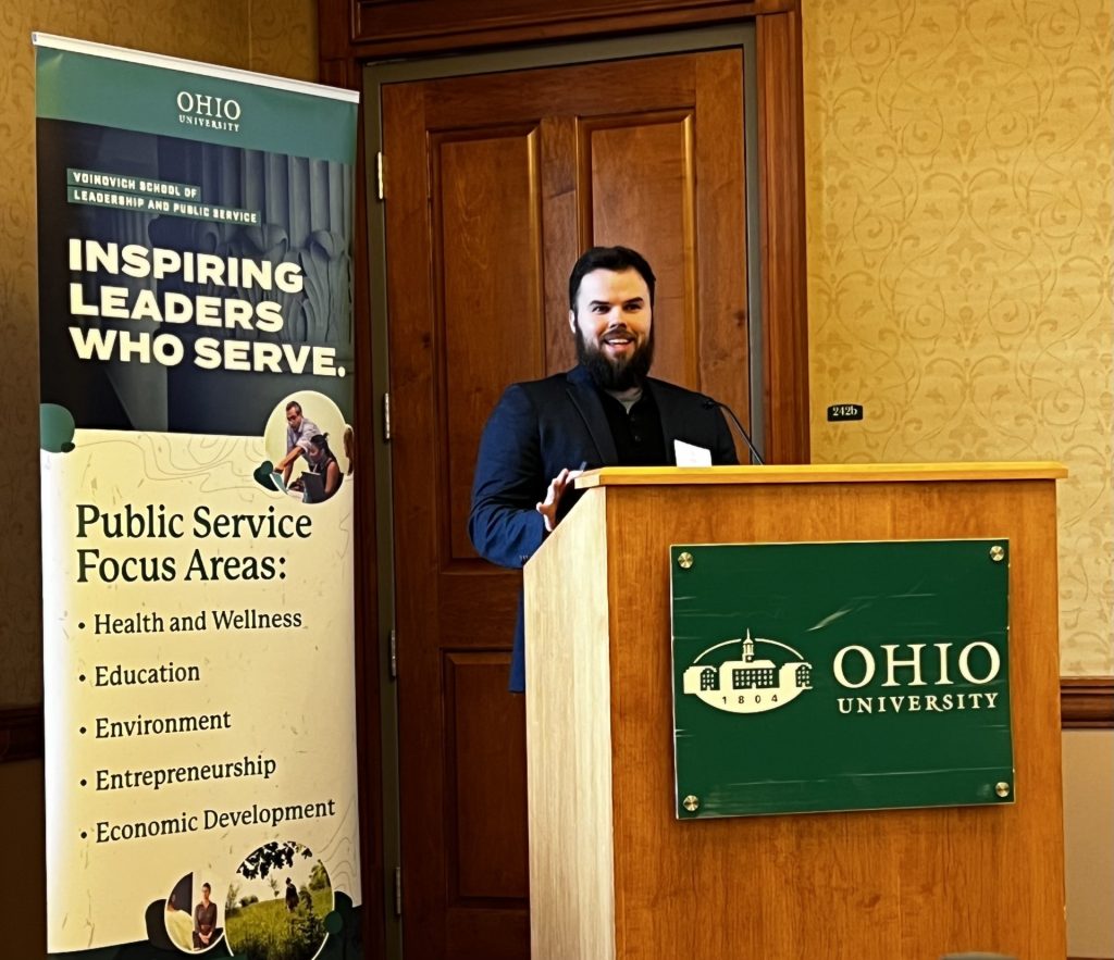 BHRC Senior Planner Eric Wade speaks at the Appalachian Ohio GIS Symposium