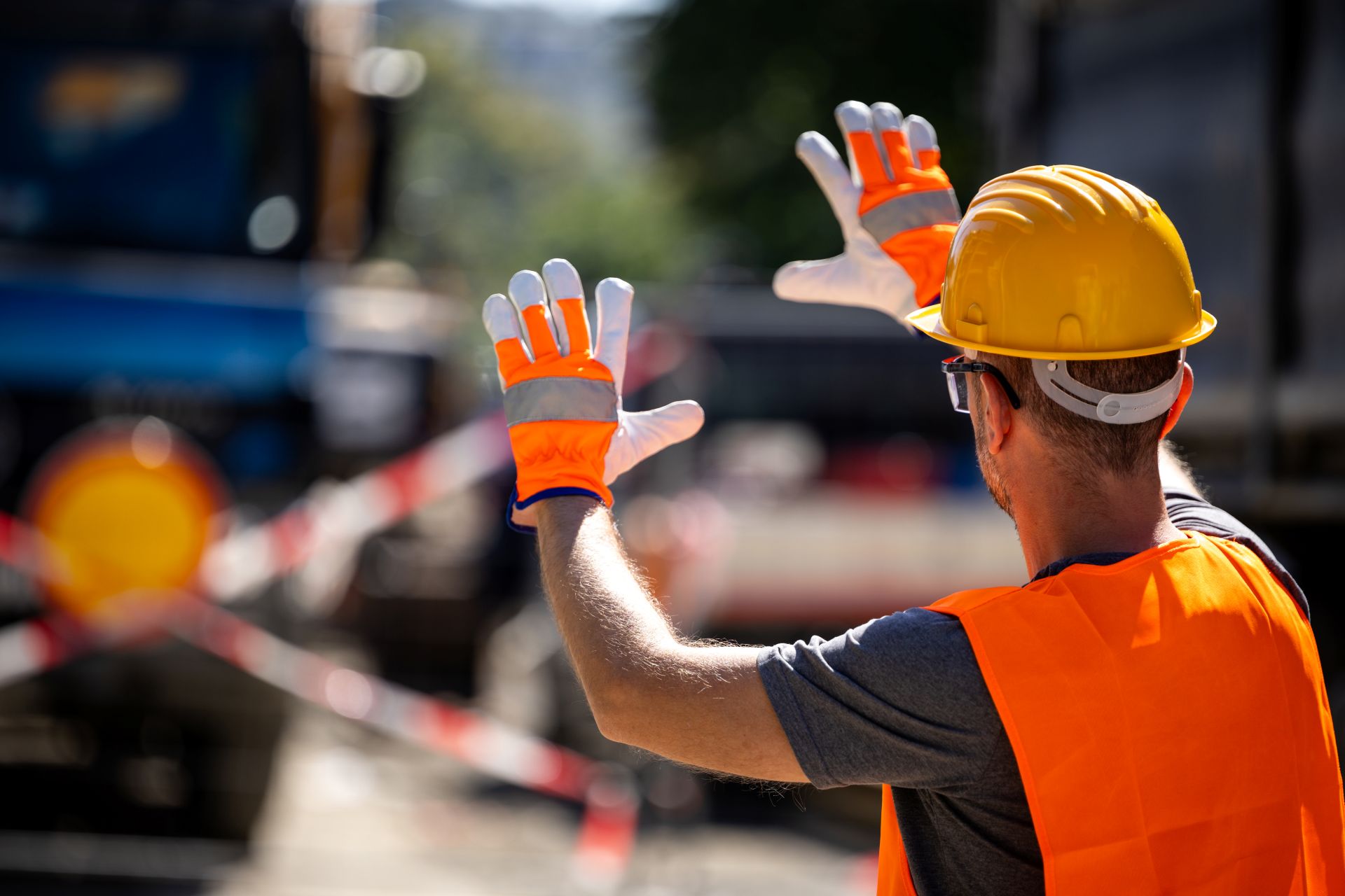 Transportation planning worker stops traffic in ohio